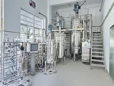 Трехступенчатый автоматический ферментер FZ-ES-10L-100L-1000L